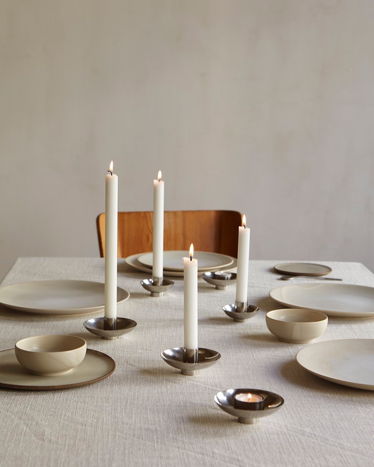 krom lysestake norsk design fra essei