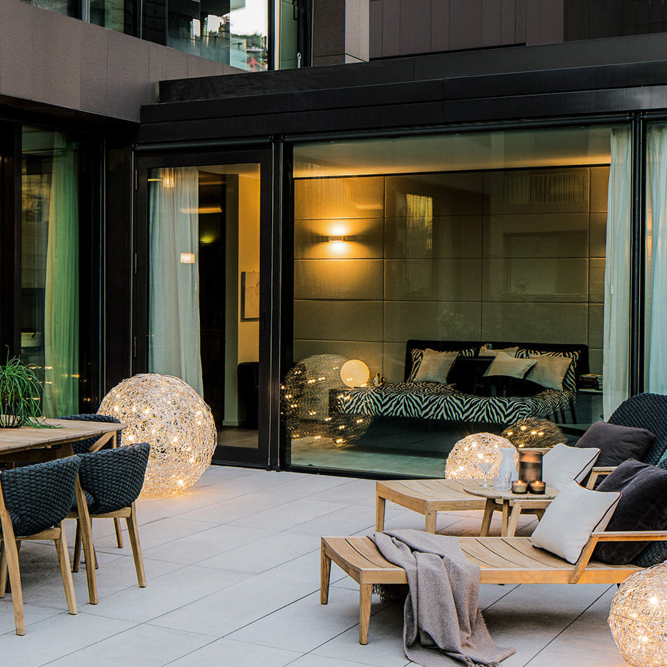 Fil de Fer Utendørs Gulvlampe