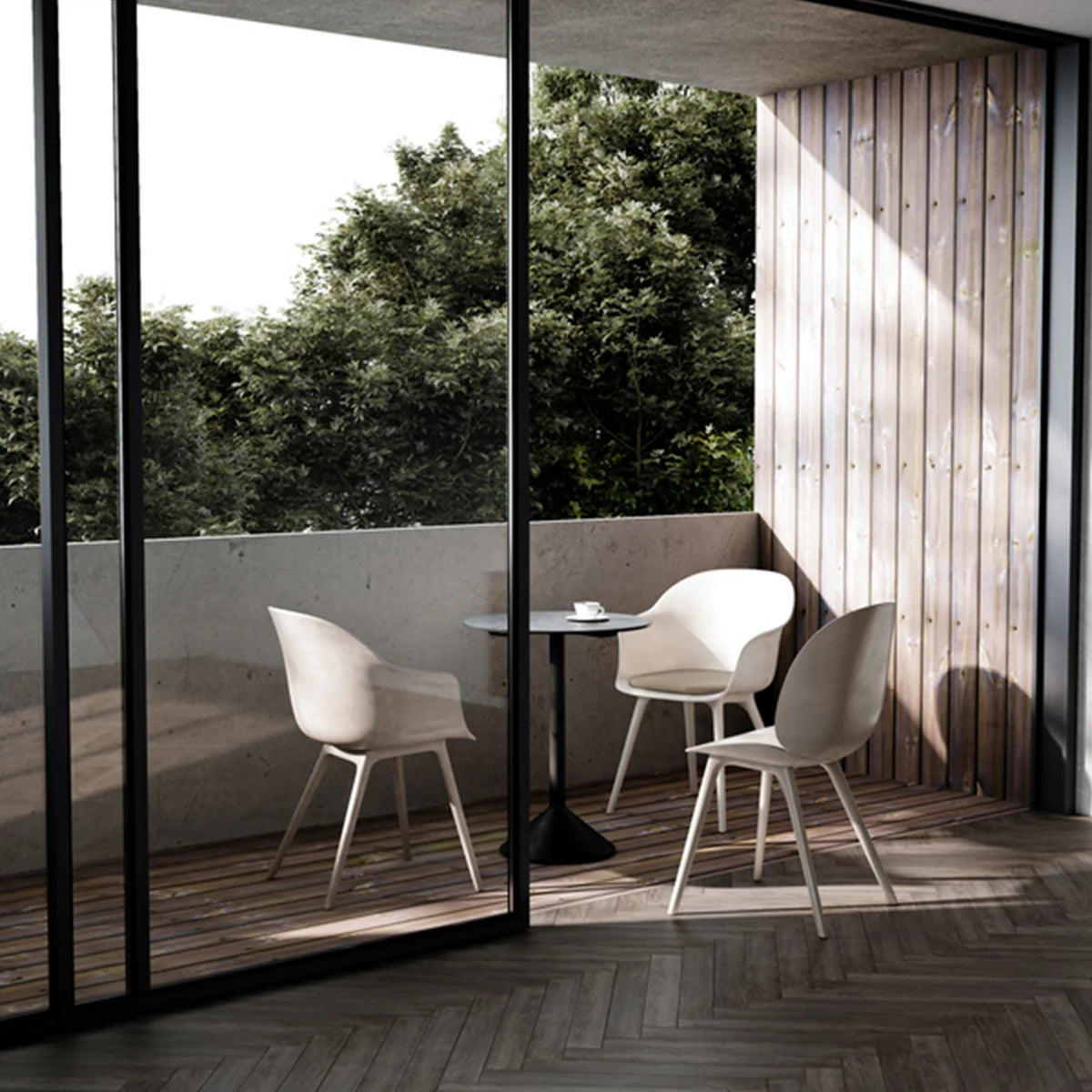 Bat Outdoor Spisestol