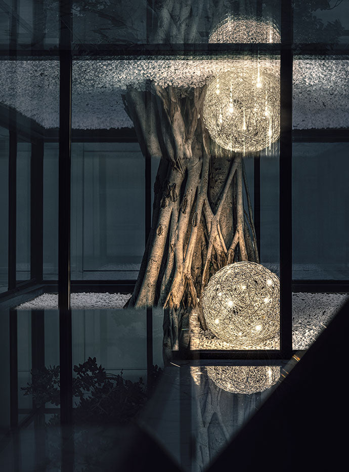 Fil de Fer Utendørs Gulvlampe