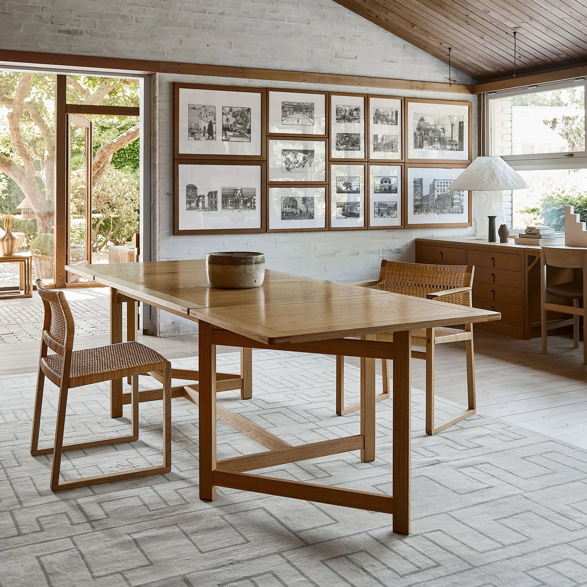 BM62 Wicker Spisestol