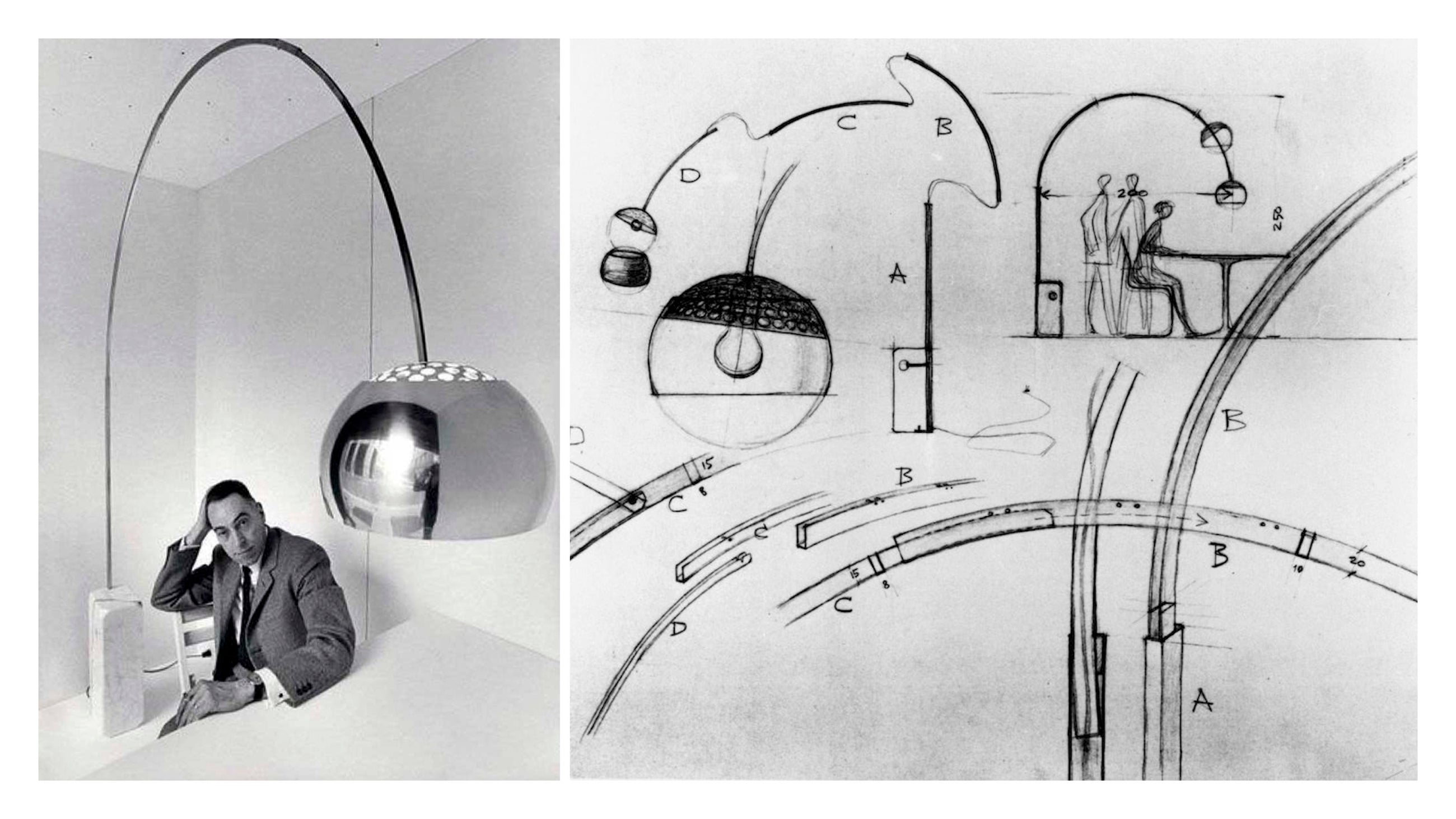 Arco Gulvlampe