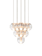 Bocci 14.10 Geometric taklampe i klart glass 