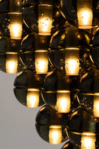 Bocci 14 Geometric pendler i mørkt glass 