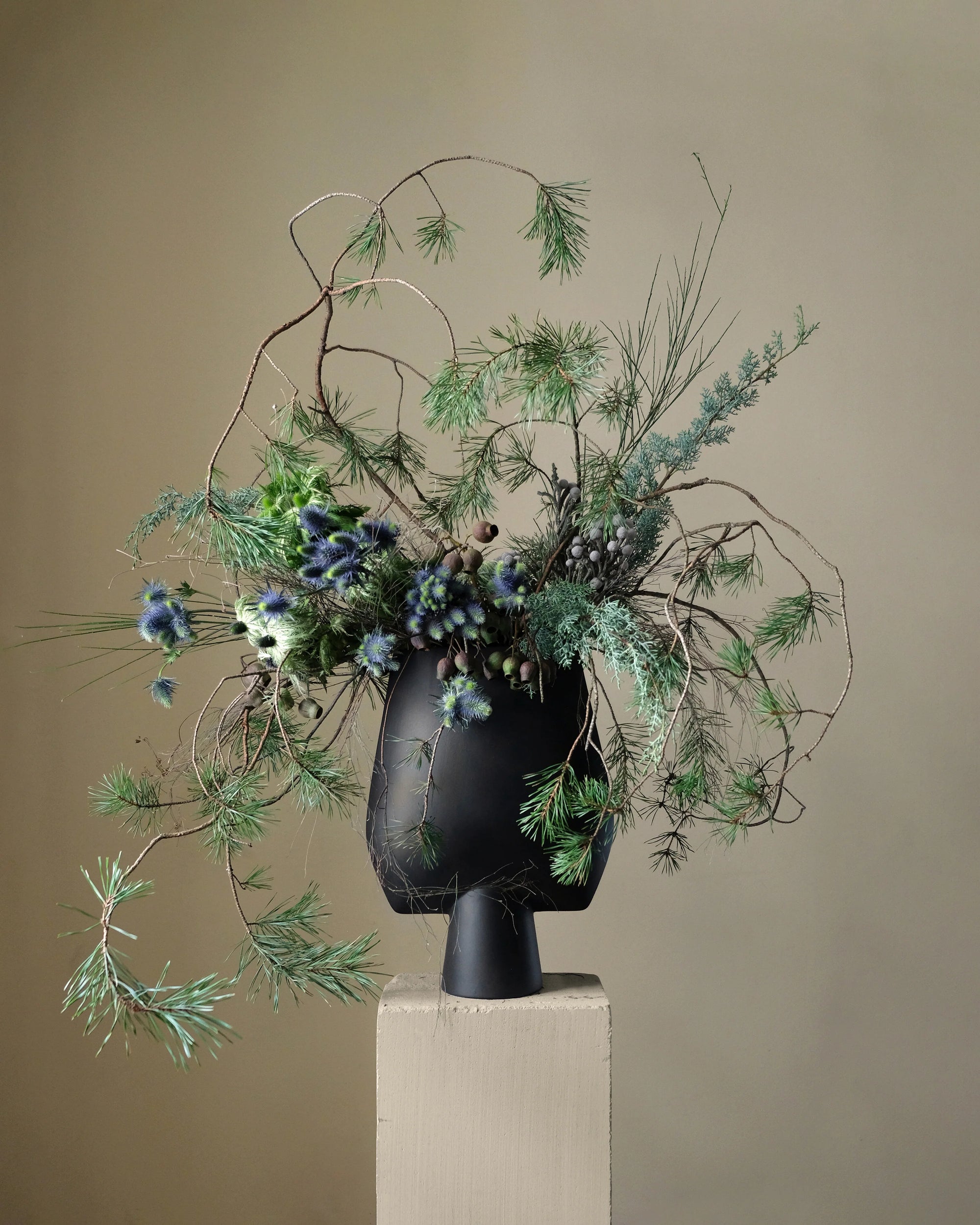 Sphere Vase Square Hexa