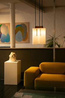 Modernist Triple Drop Pendel