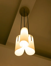 Modernist Triple Drop Pendel