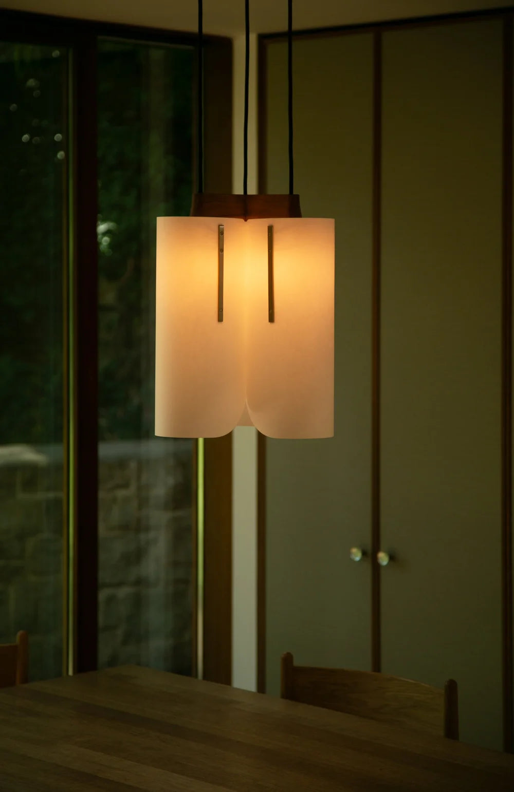 Modernist Triple Drop Pendel