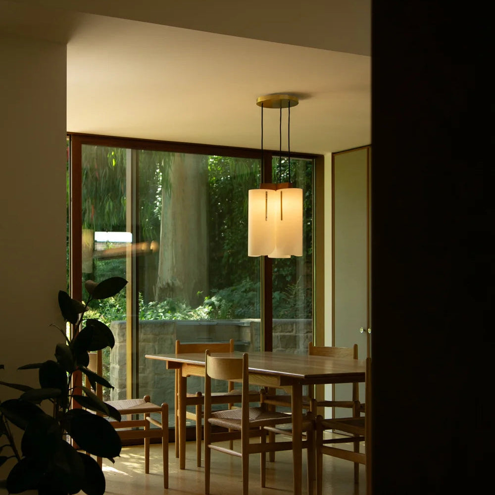 Modernist Triple Drop Pendel