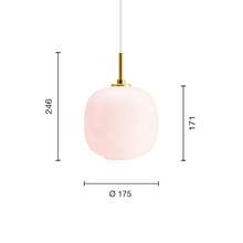 VL 45 Radiohus Pale Rose Pendel