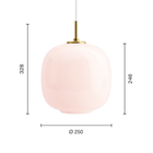 VL 45 Radiohus Pale Rose Pendel
