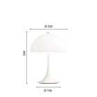 Panthella 250 Oppladbar Lampe