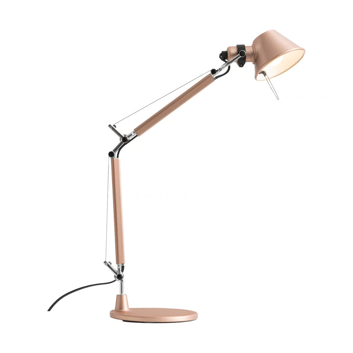 Tolomeo Micro Brushed Copper Bordlampe - Utstillingsmodell
