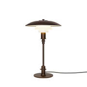 PH 3/2 Aged Brass Opal Bordlampe