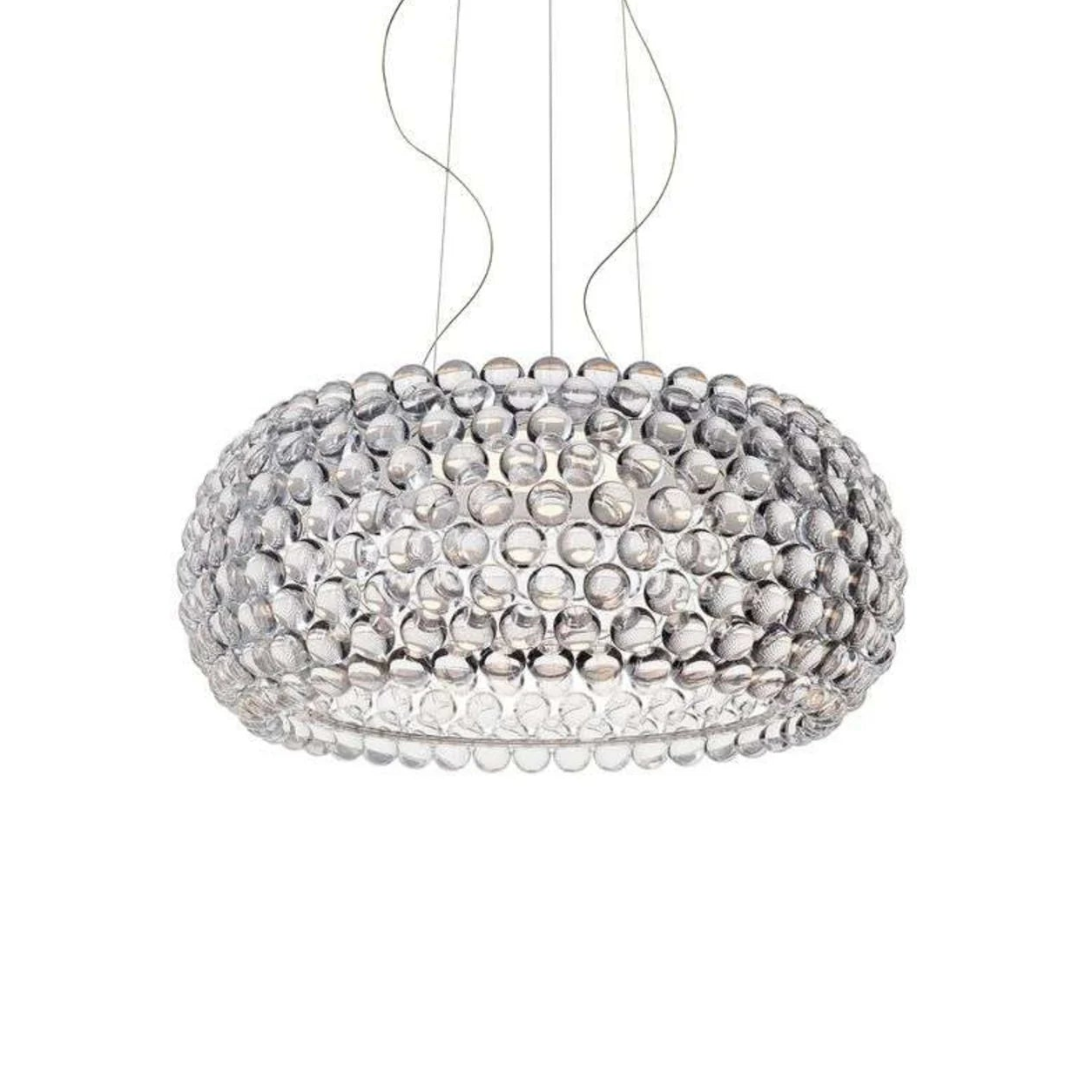 Foscarini Caboche Plus Grande taklampe med klare kuler 