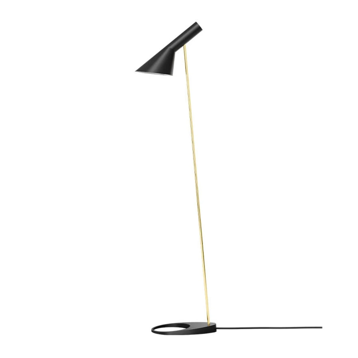AJ Gulvlampe Sort/Messing - Utstillingsmodell