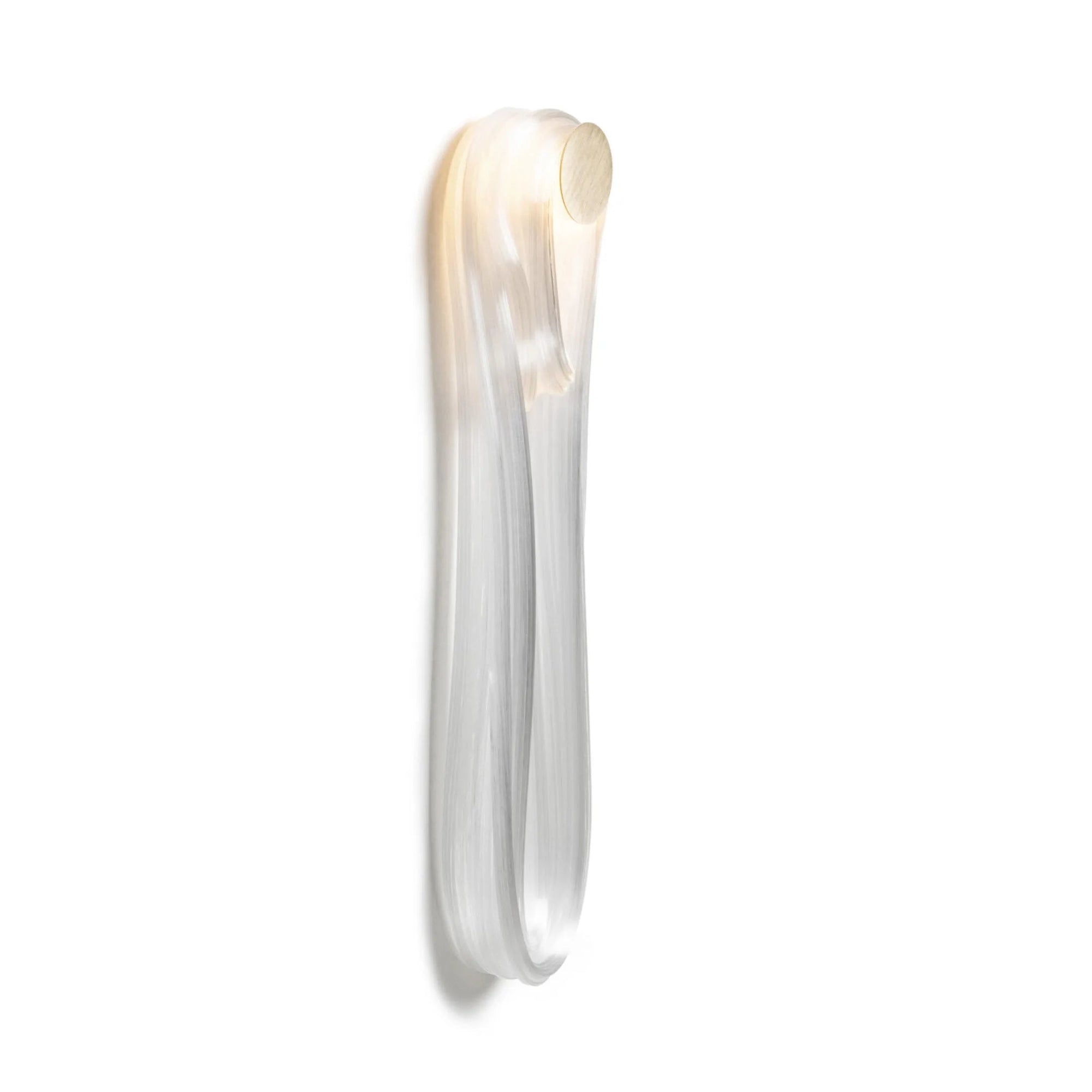Bocci 87 vegglampe i strukket glass med messing