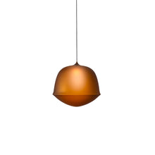 taklampe fra canadiske a-n-d i amber glass