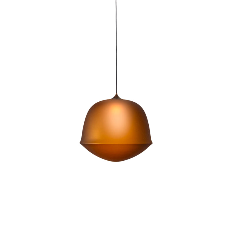 taklampe fra canadiske a-n-d i amber glass