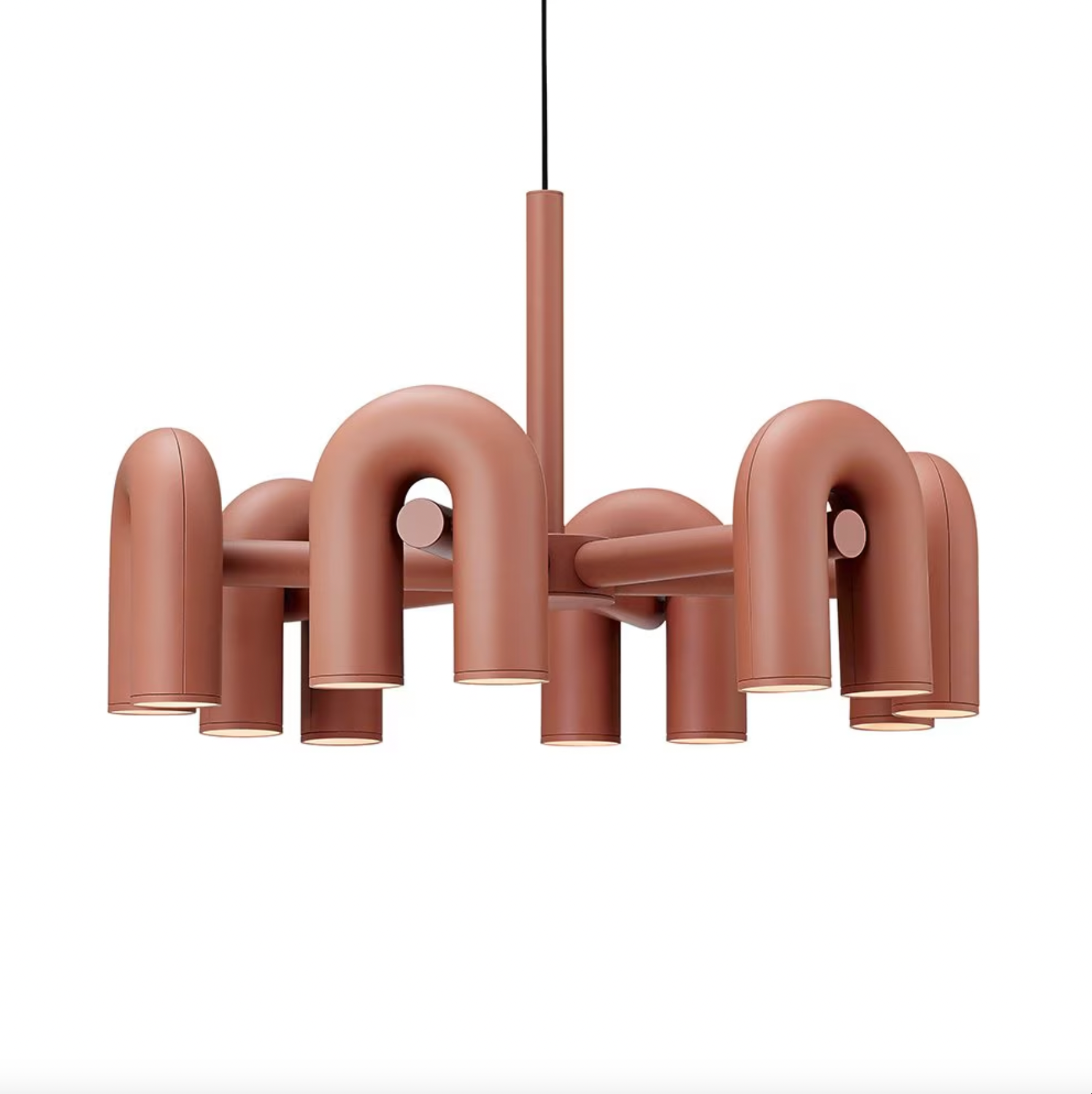 AGO Cirkus Chandelier Large in terracotta 