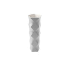 høy hvit design vase fra italienske B&B italia