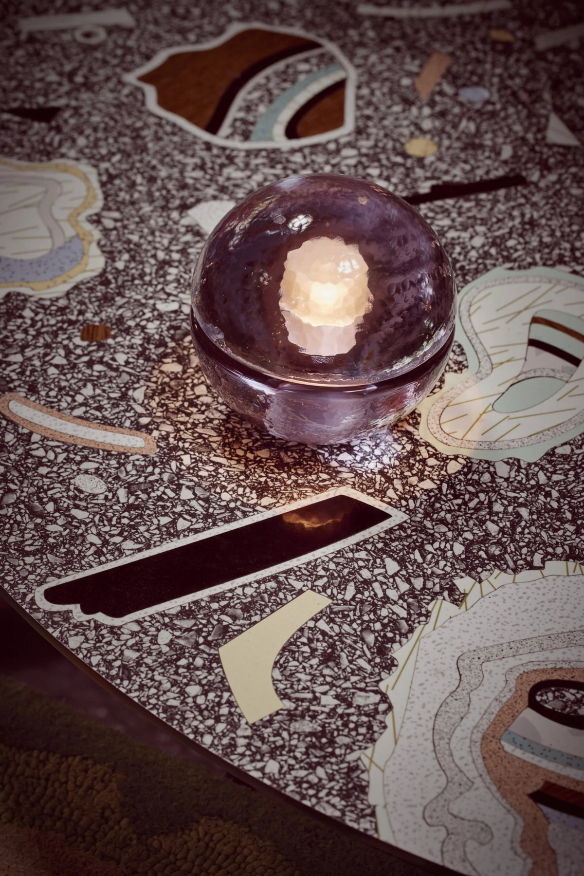 14p Oppladbar Lampe Purple