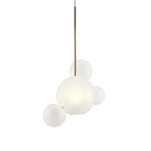 Giopato & Coombes  Bolle 04 Frosted Pendant in Brushed Bronze, pendel i børstet bronse med frostet glass 