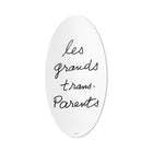 Speil fra Cassina med sort skrift