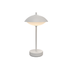 Oppladbar bordlampe hvit