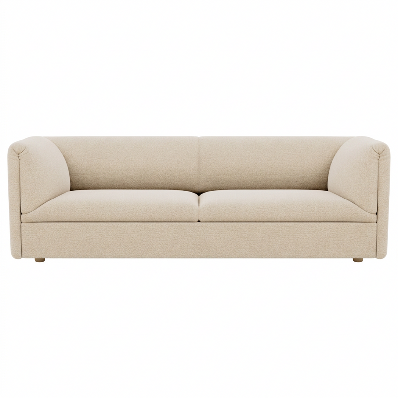 Retreat 2,5-seter Sofa fra Fogia, Ecriture 0210 / Lakkert eik