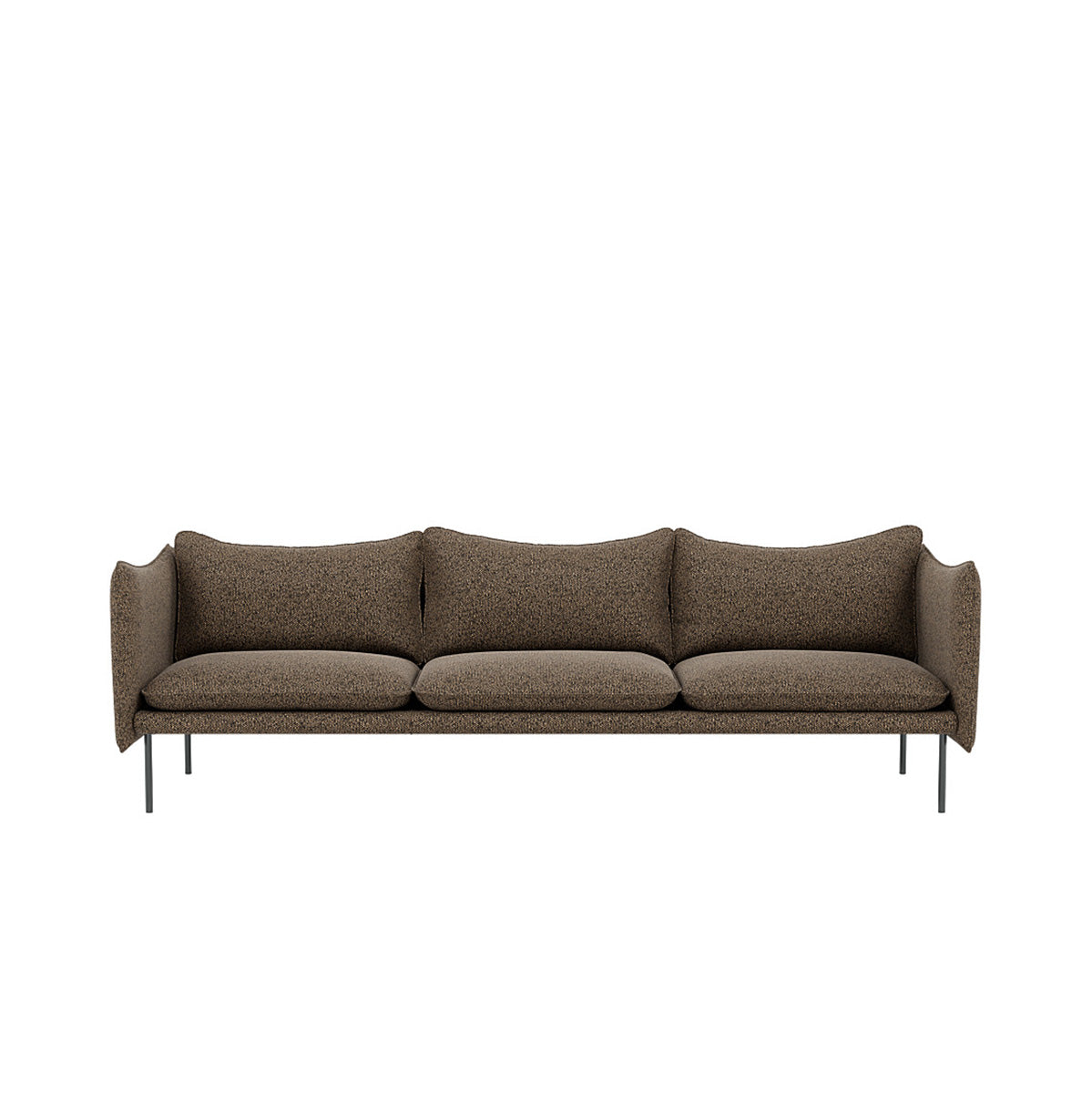 Skandinavisk designsofa Tiki fra Fogia i Brunt stoff, tilgjengelig hos Expo Nova.