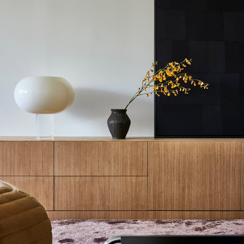 bordlampe i akryl fra foscarini designlampe