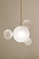 Bolle 04 Taklampe fra Giopato & Coombes  med frostet glass 