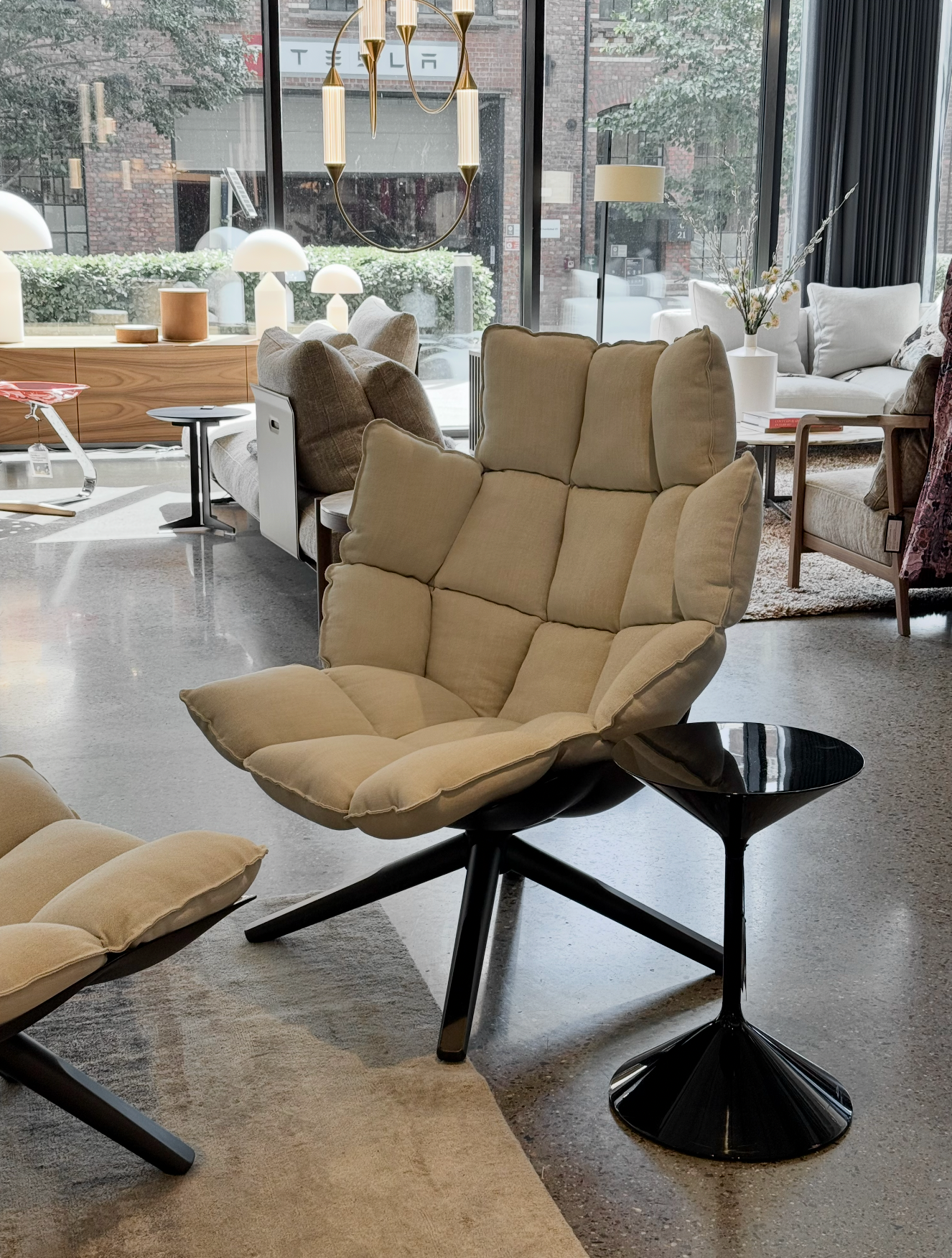 Husk H3G Loungestol m/ puff - Utstillingsmodell