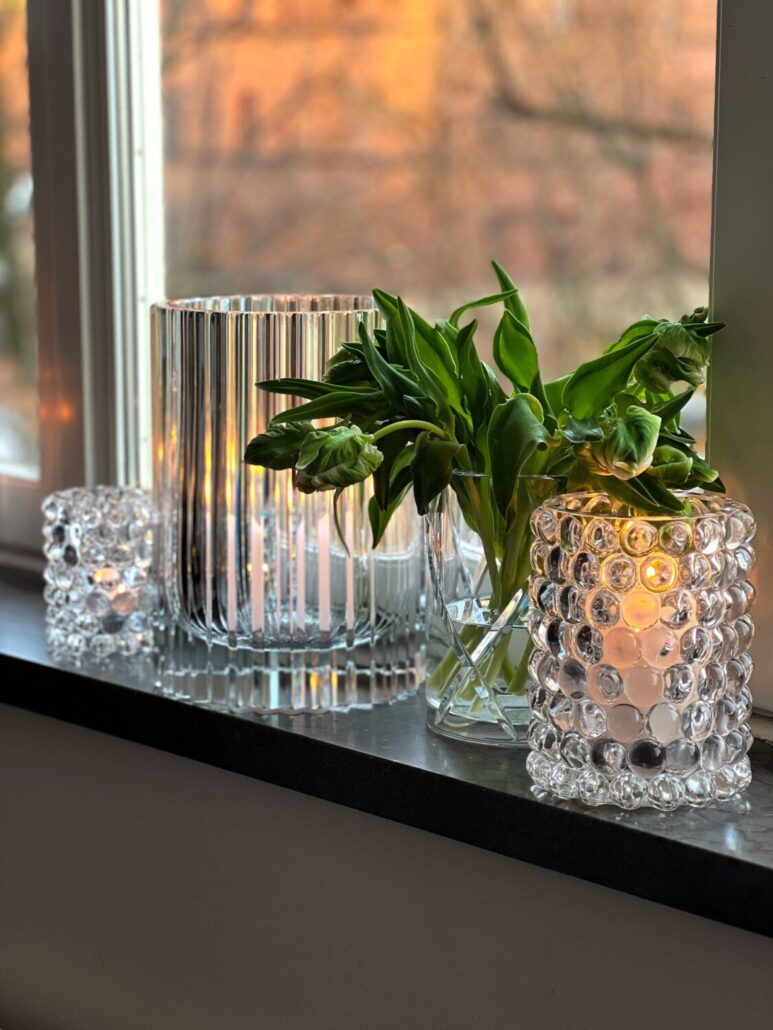 Hurricane Boule Large Clear Lyslykt