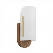 Modernist Timber Vegglampe
