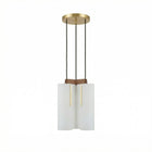 Modernist Triple Drop Pendel