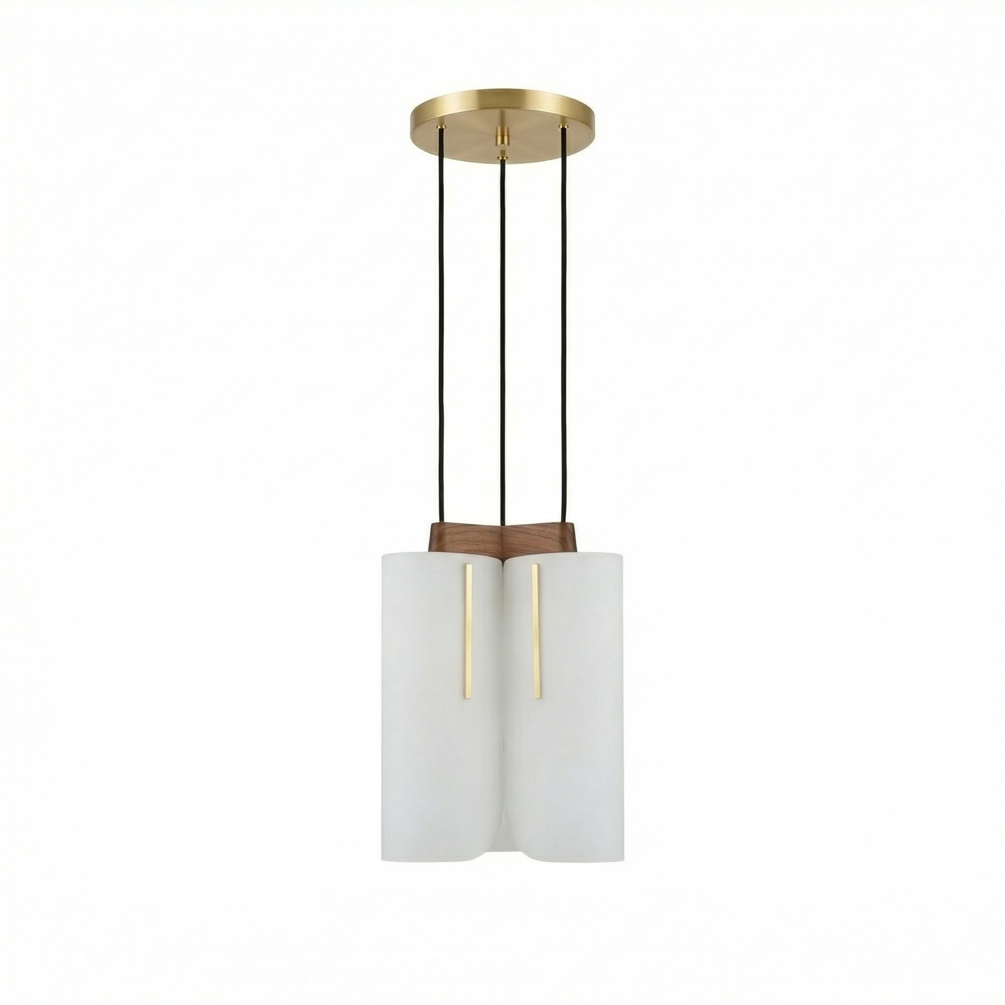 Modernist Triple Drop Pendel