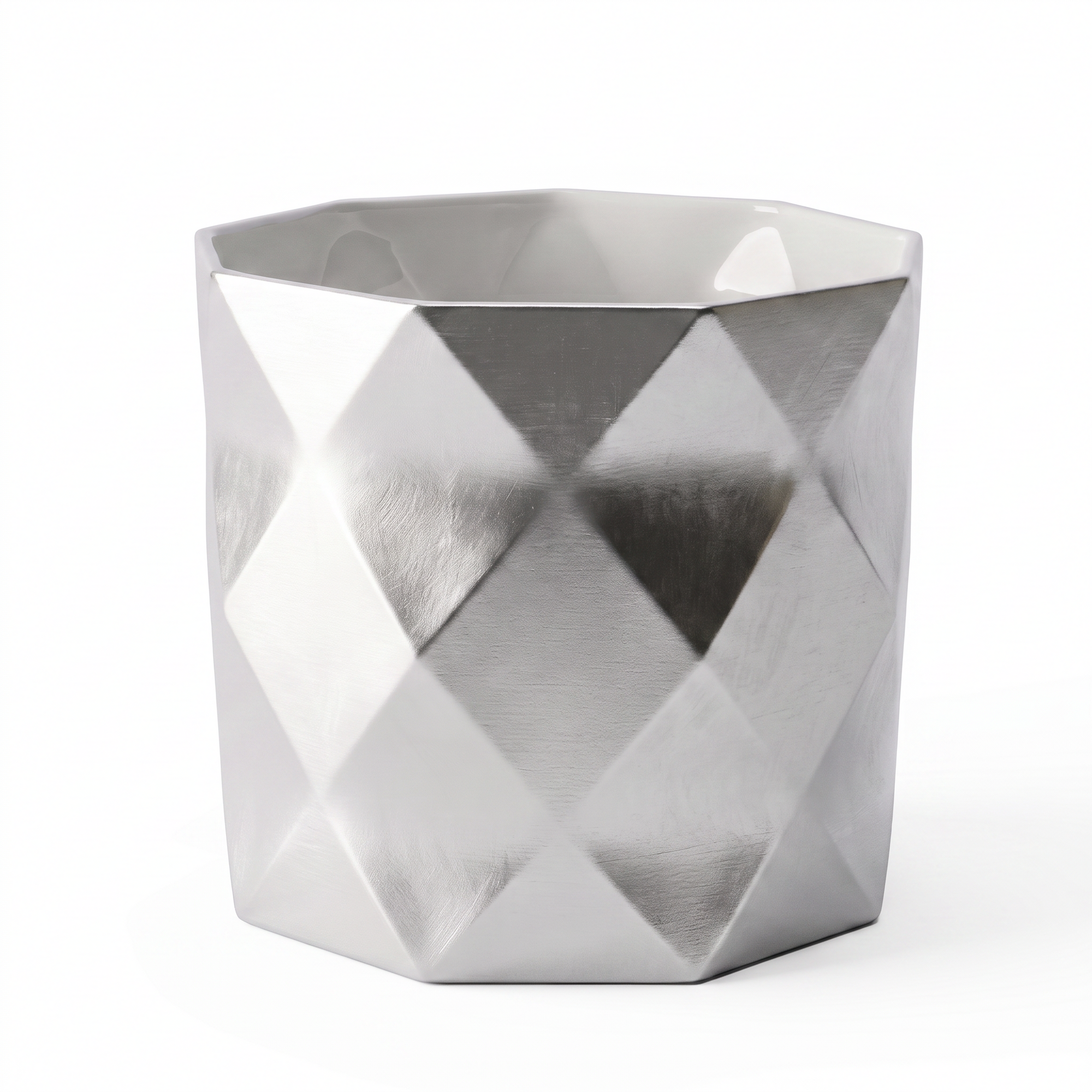 Joker Low Vase Sølv