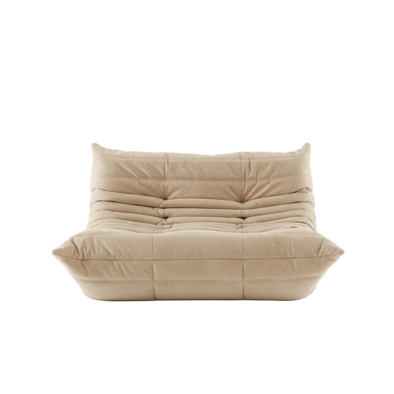 Togo 2-seter Sofa fra Ligne Roset i Alcantara Sand 