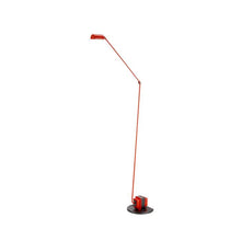 rød leselampe italiensk design gulvlampe