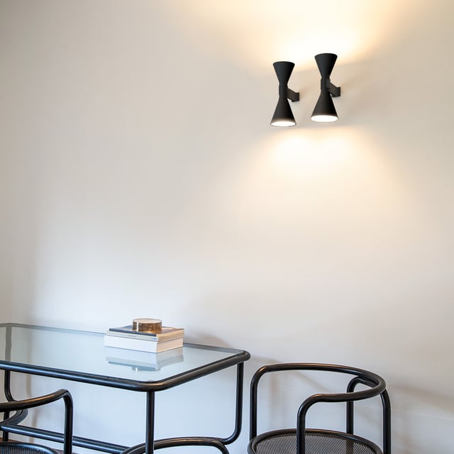 Applique de Marseille Mini Vegglampe Sort - Utstillingsmodell