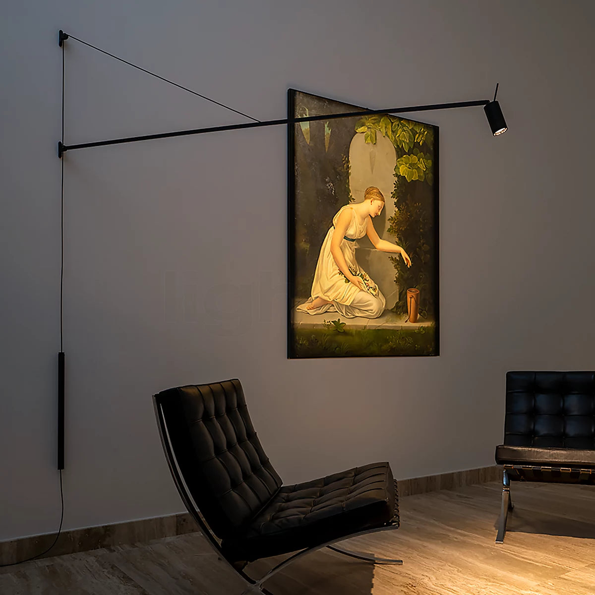 Swan Vegglampe - Utstillingsmodell