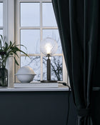 Miira Bordlampe Rock Grey/Optic Clear - Utstillingsmodell