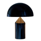 Atollo bordlampe fra Oluce i sort metall 