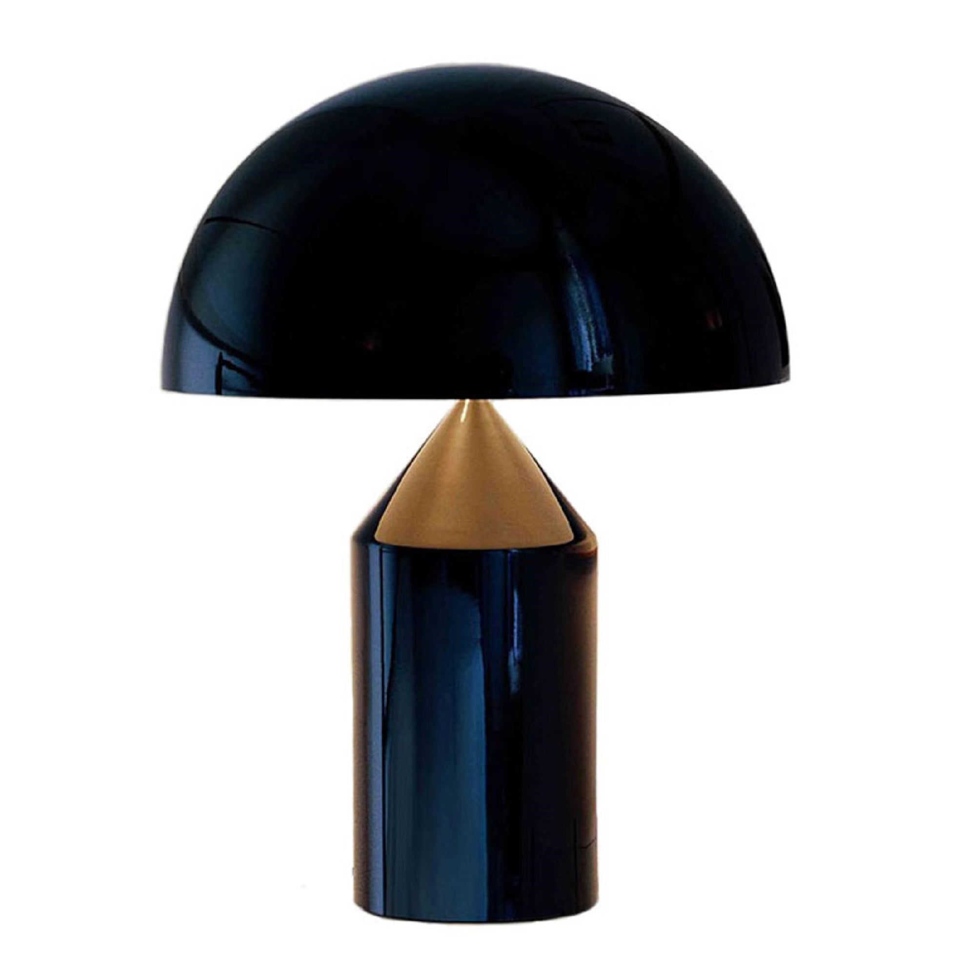 Atollo bordlampe fra Oluce i sort metall 