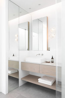vegglamper til speil design av bocci