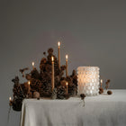 Lyslykt fra Skogsberg og Smart i glass med hvit farge, Hurricane Boule White