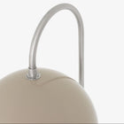 beige krom leselampe designklassiker