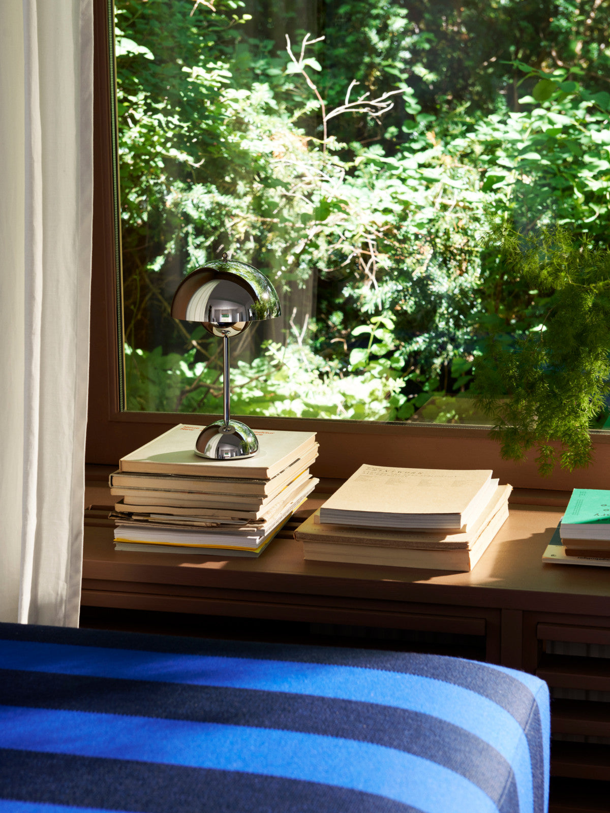 Bærbar lampe krom VP9 &tradition